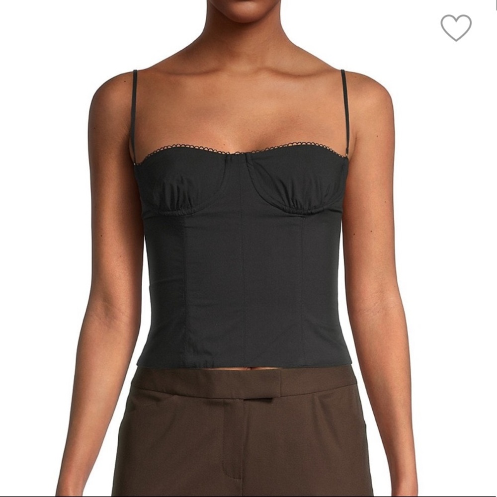 Danielle Bernstein underwire corset top